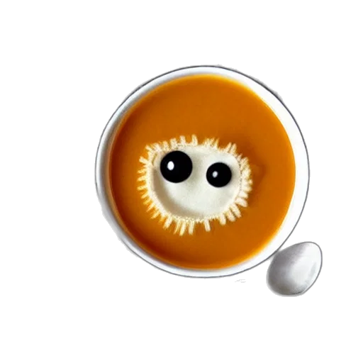 food, robot, 3d render, photorealistic transparent PNG cut-out