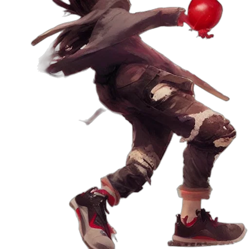 weapon, staff, mask, creature transparent PNG cut-out