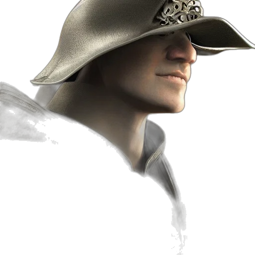 hat, face, staff, sword transparent PNG cut-out