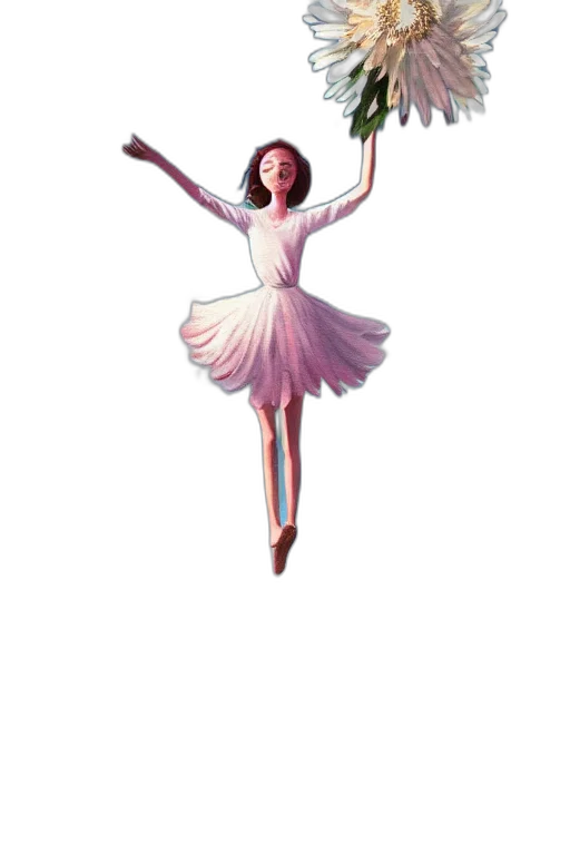 dress, staff, concept art, 3d render transparent PNG cut-out
