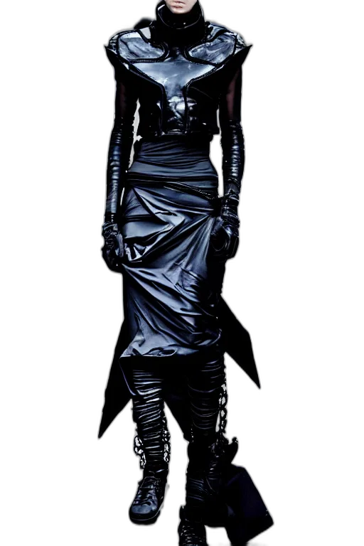 dress, jacket, staff, concept art transparent PNG cut-out