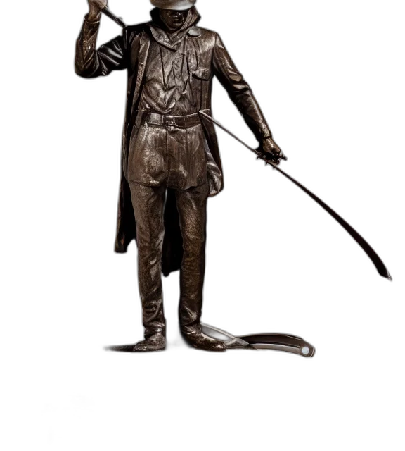 staff, sword, weapon, jacket transparent PNG cut-out