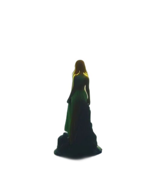 dress, staff, crown, jewelry transparent PNG cut-out