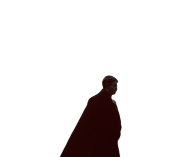 staff, jacket, umbrella, face transparent PNG cut-out