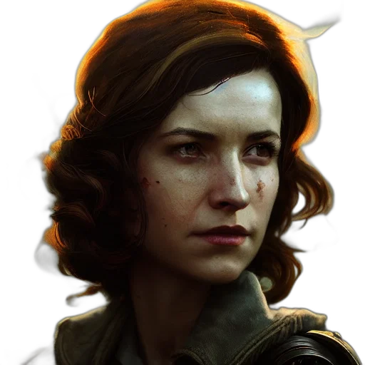 face, crown, concept art, photorealistic transparent PNG cut-out
