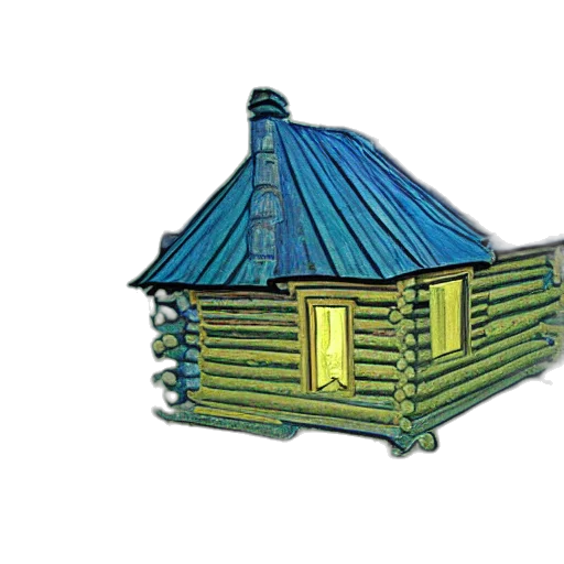 building, furniture, umbrella, 3d render transparent PNG cut-out