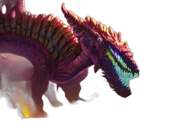 dragon, creature, animal, 3d render transparent PNG cut-out