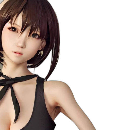 3d render, photorealistic, concept art, clothed transparent PNG cut-out
