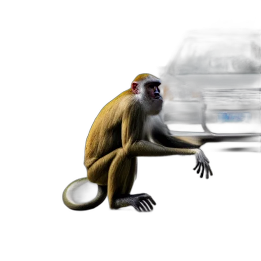 car, animal, creature, concept art transparent PNG cut-out