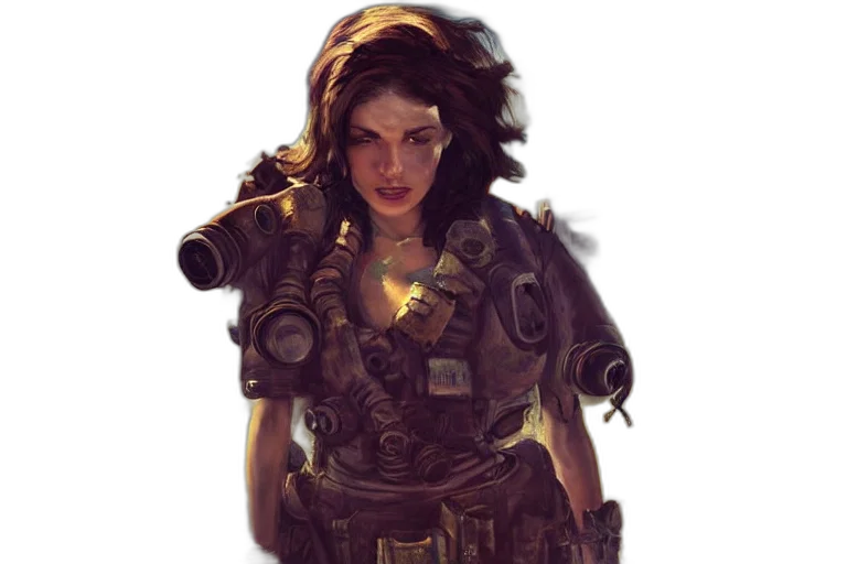 weapon, concept art, fantasy art, cyberpunk transparent PNG cut-out