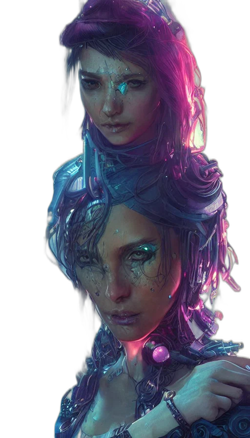 face, mask, robot, creature transparent PNG cut-out