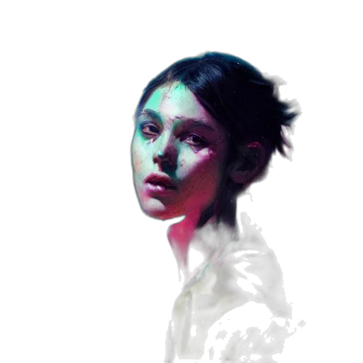 face, creature, dress, robot transparent PNG cut-out