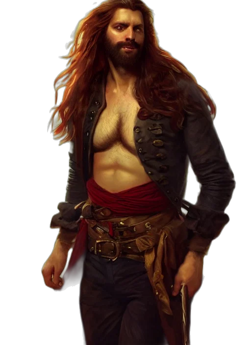 fantasy art, concept art, comic book art, photorealistic transparent PNG cut-out