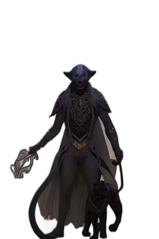 staff, mask, creature, concept art transparent PNG cut-out