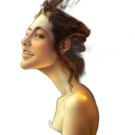 hair, crown, face, mask transparent PNG cut-out