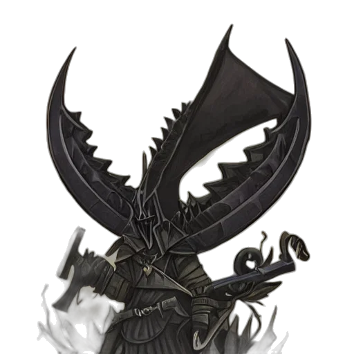 mask, dragon, crown, staff transparent PNG cut-out