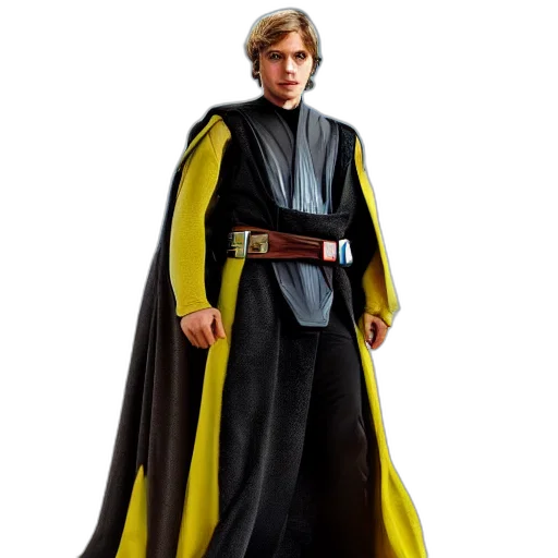 jacket, staff, concept art, bananakin transparent PNG cut-out