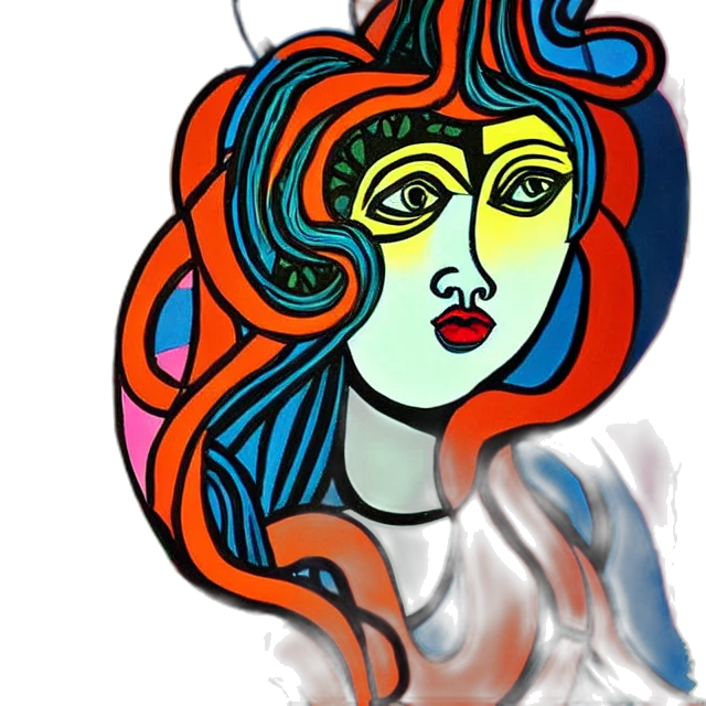 face, jewelry, mask, staff transparent PNG cut-out
