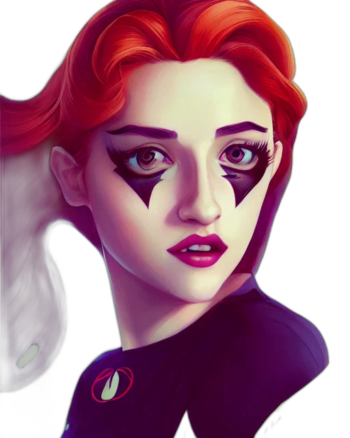 face, fantasy art, concept art, comic book art transparent PNG cut-out