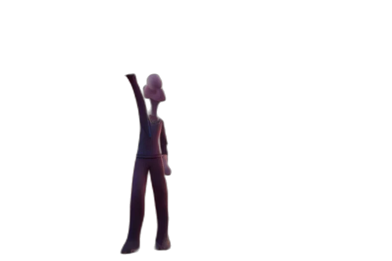 staff, robot, creature, dress transparent PNG cut-out