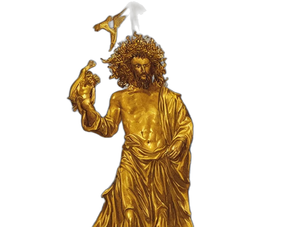 staff, concept art, fantasy art, 3d render transparent PNG cut-out