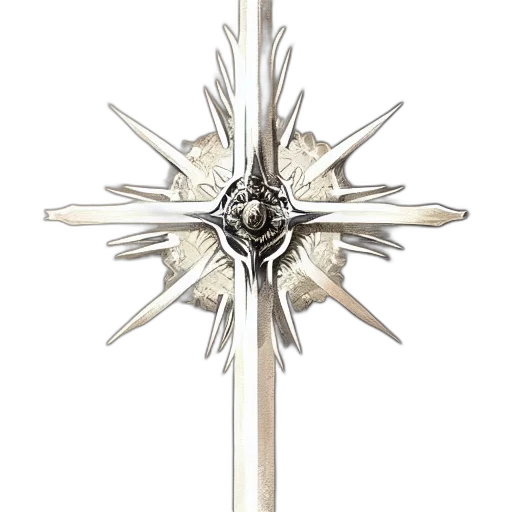 sword, weapon, staff, crown transparent PNG cut-out