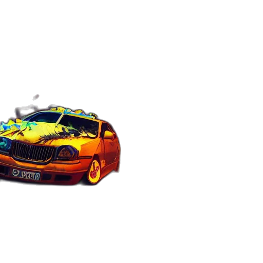 car, weapon, animal, 3d render transparent PNG cut-out