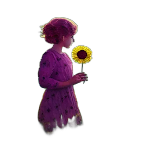 flower, dress, hat, umbrella transparent PNG cut-out