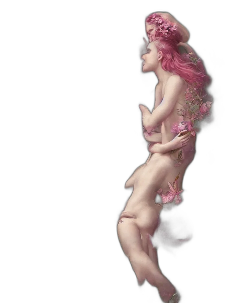 dress, concept art, fantasy art, watercolor transparent PNG cut-out