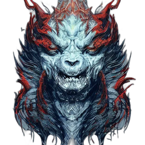 face, dragon, mask, creature transparent PNG cut-out