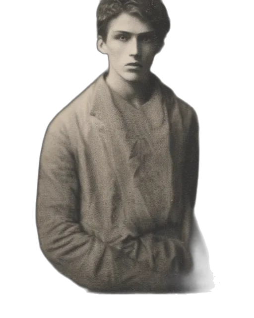 jacket, face, hat, creature transparent PNG cut-out