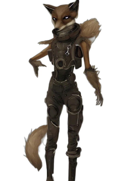 creature, animal, staff, robot transparent PNG cut-out