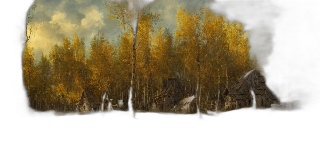 tree, jacket, concept art, photorealistic transparent PNG cut-out