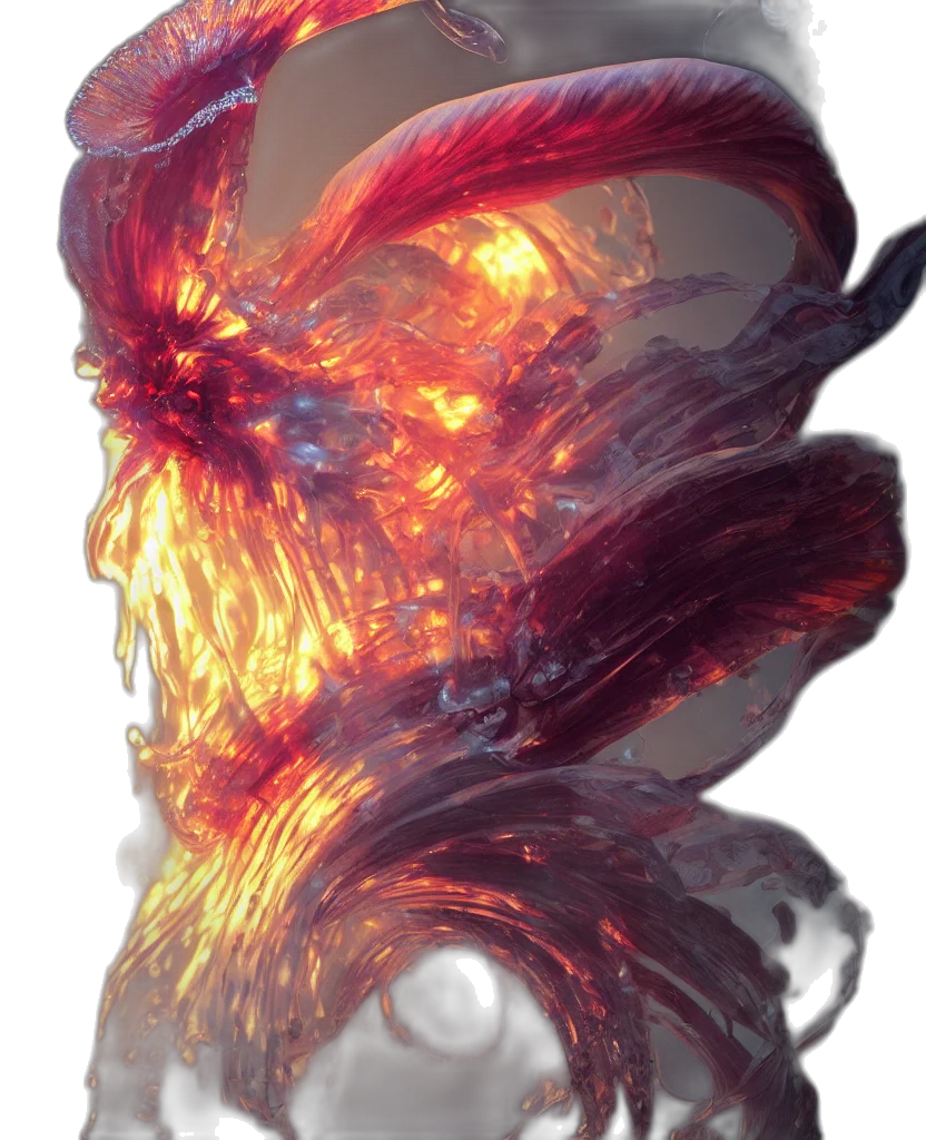 dragon, mask, creature, hair transparent PNG cut-out