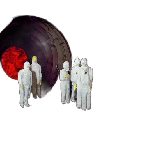 staff, robot, umbrella, jacket transparent PNG cut-out