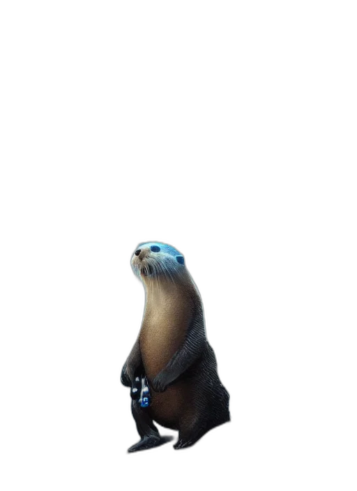 animal, staff, creature, robot transparent PNG cut-out