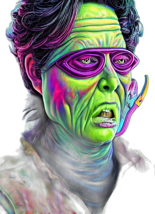 mask, face, creature, photorealistic transparent PNG cut-out
