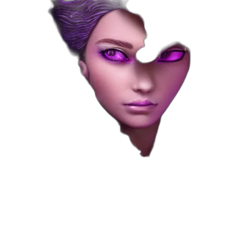face, mask, crown, staff transparent PNG cut-out