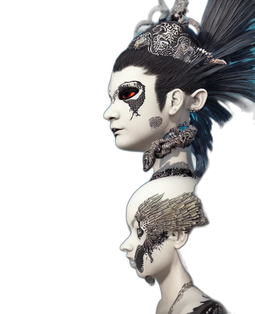 mask, creature, jewelry, face transparent PNG cut-out