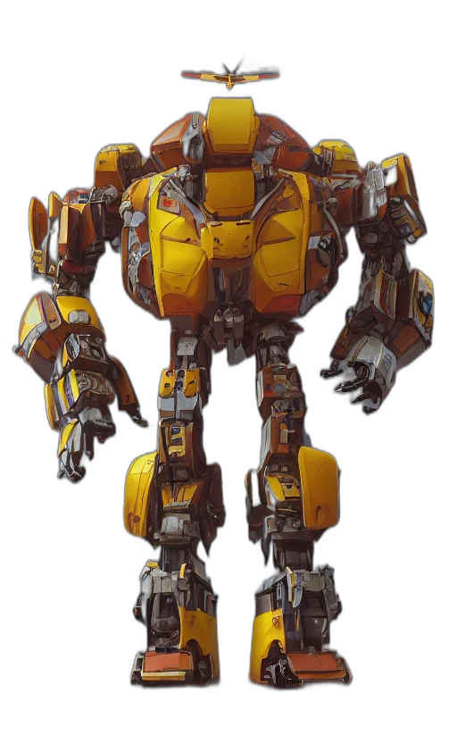 robot, weapon, concept art, 3d render transparent PNG cut-out