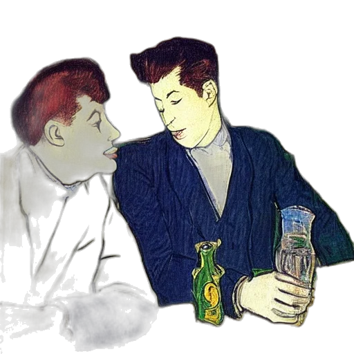 bottle, concept art, watercolor, cartoon transparent PNG cut-out