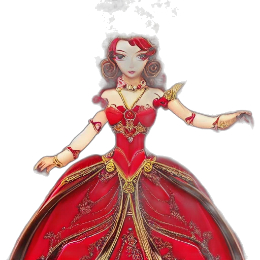 dress, jewelry, crown, fantasy art transparent PNG cut-out