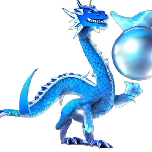 dragon, creature, animal, 3d render transparent PNG cut-out