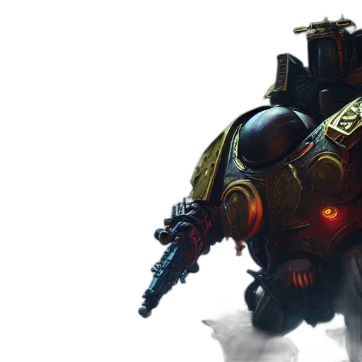 robot, concept art, fantasy art, portrait transparent PNG cut-out