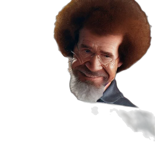 hair, face, hat, staff transparent PNG cut-out
