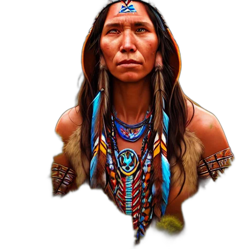 jewelry, face, staff, animal transparent PNG cut-out