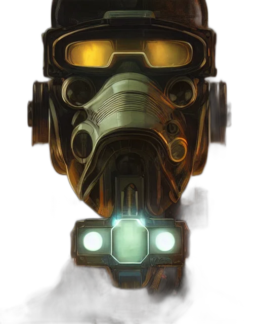 mask, robot, face, weapon transparent PNG cut-out