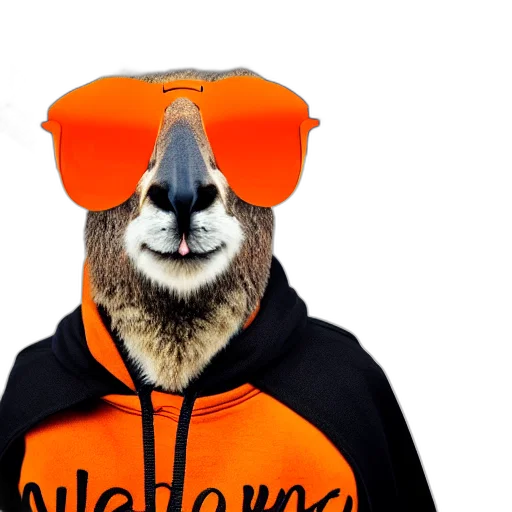 jacket, animal, hat, photorealistic transparent PNG cut-out