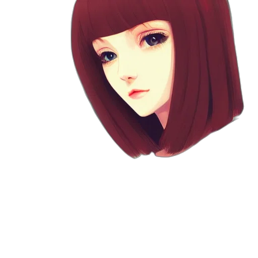 face, mask, hair, robot transparent PNG cut-out