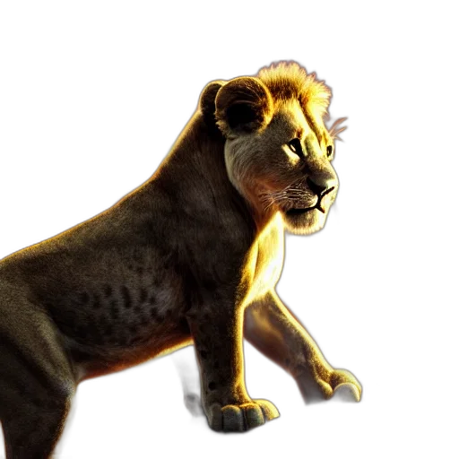 animal, creature, staff, crown transparent PNG cut-out